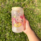 Hello Kitty and Friends Frosted Glass Cup