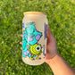 Monsters Inc Frosted Glass Cup