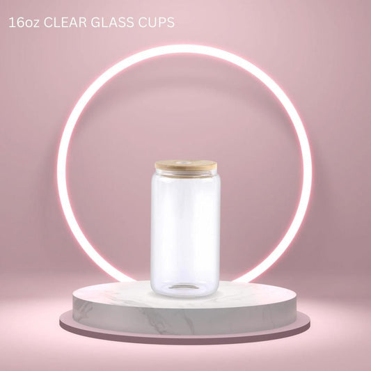 Custom Clear Glass Cup